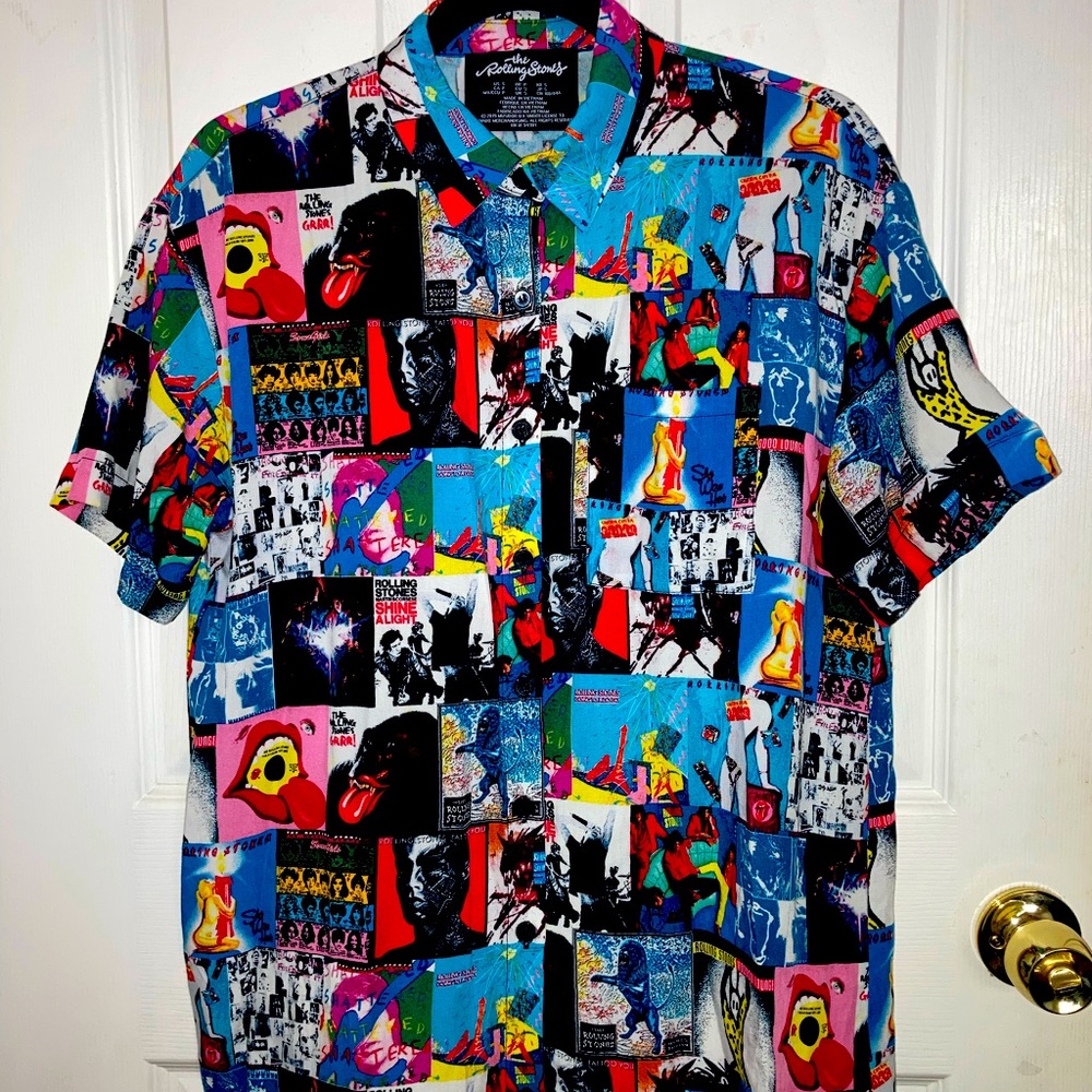 Rolling Stones Button Down